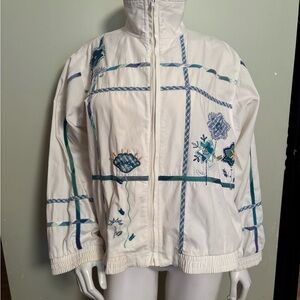Vintage M (12-14)  90s Koret Francisca Embroidered Jacket